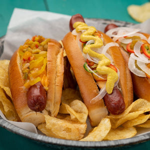 ALL-BEEF HOT DOGS